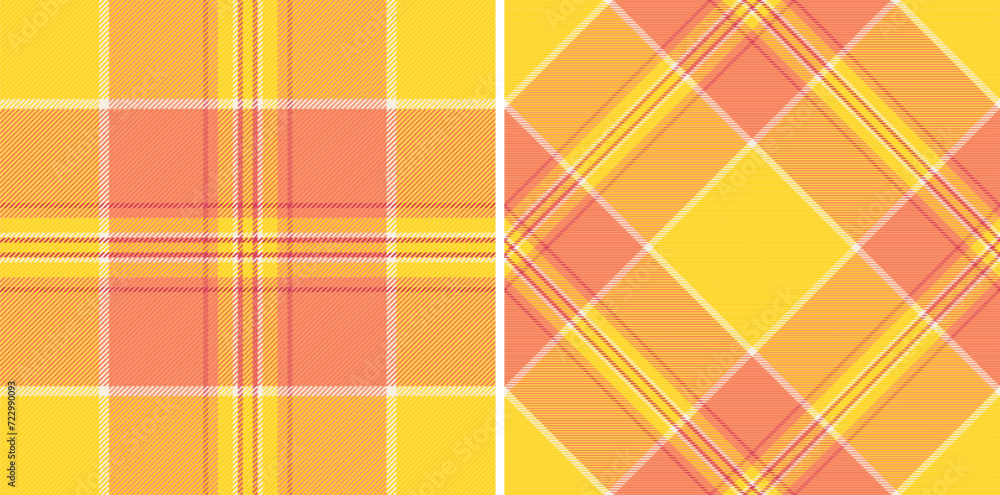 Seamless textile background of check texture vector with a fabric plaid pattern tartan. Set in gold colors. Messy stripe patterns in clothing. Seamless textile background of check texture vector with a fabric plaid pattern tartan. Set in gold colors. Messy stripe patterns in clothing.