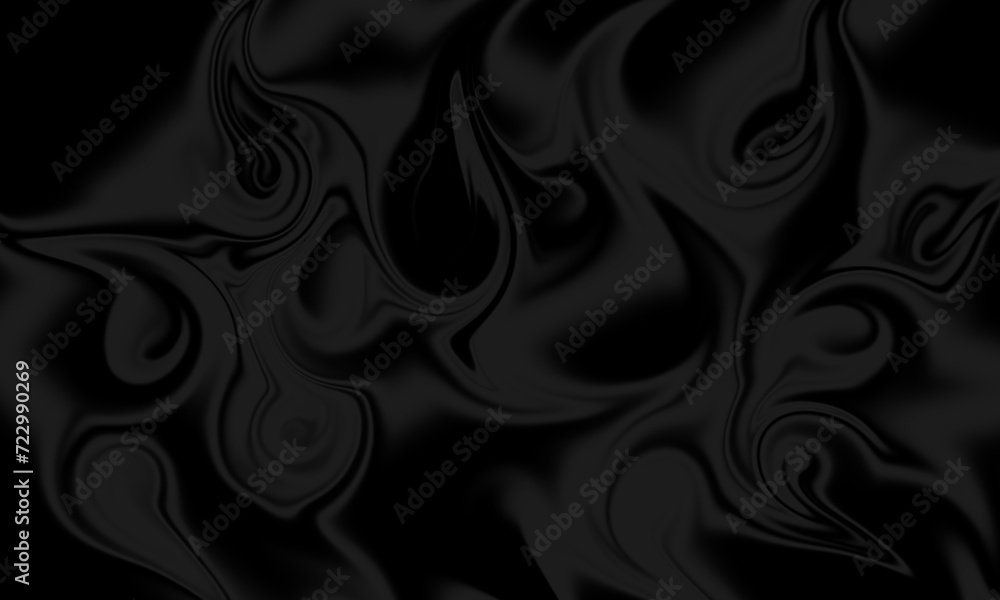 Fototapeta premium black satin fabric liquid effect