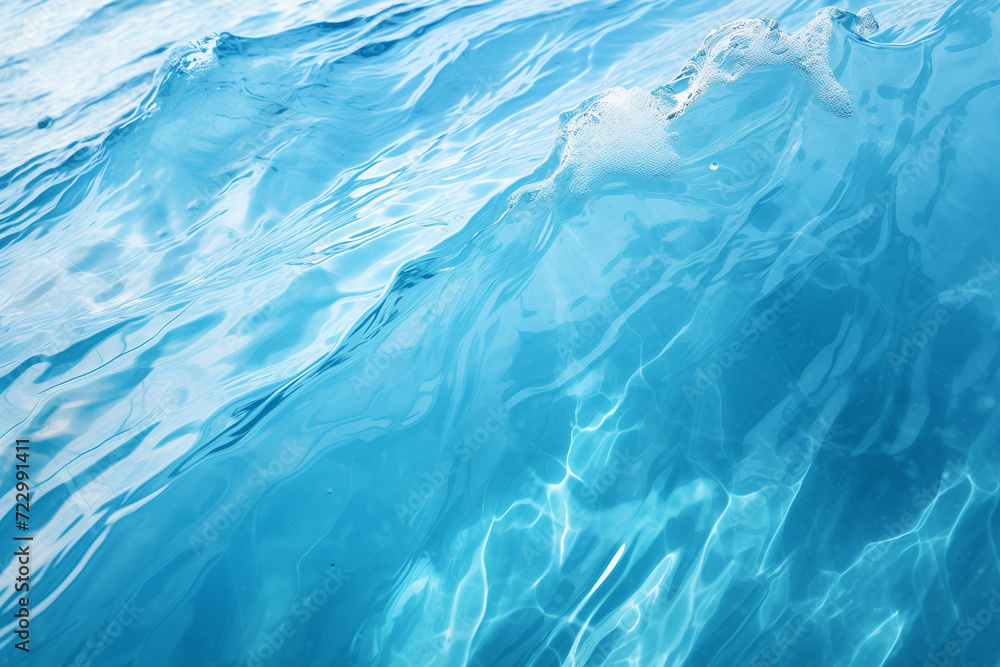 Close-up ocean shwoing the abstract patterns in the water