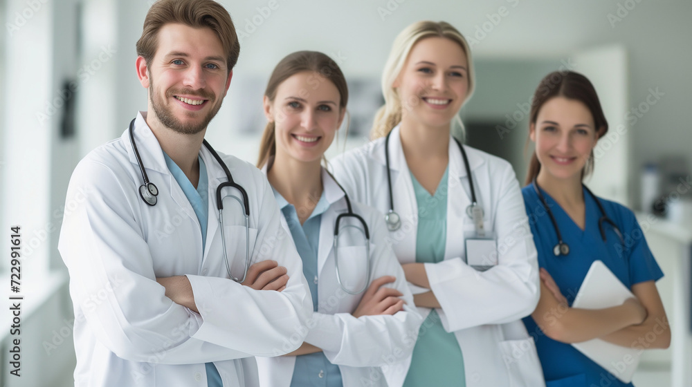 Fototapeta premium portrait of a doctors smiling