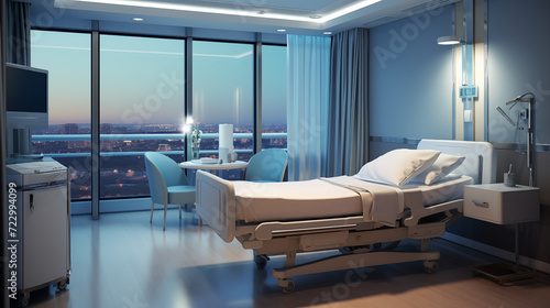 interior of a hospital room © The Stock Photo Girl