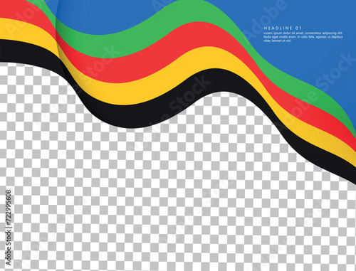 Olympic colored background. Abstract multicolored background. Vector graphics for design.