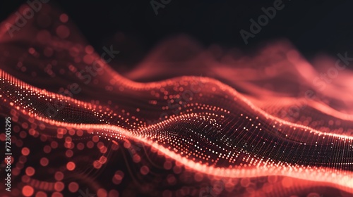 Abstract Fire Glow Lights Background.