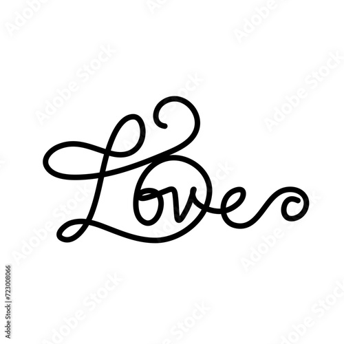 Love heart infinity sign