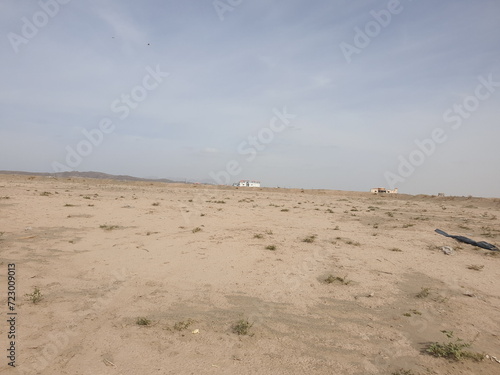 A beautiful desert and beautiful big house in this area seen carefully 