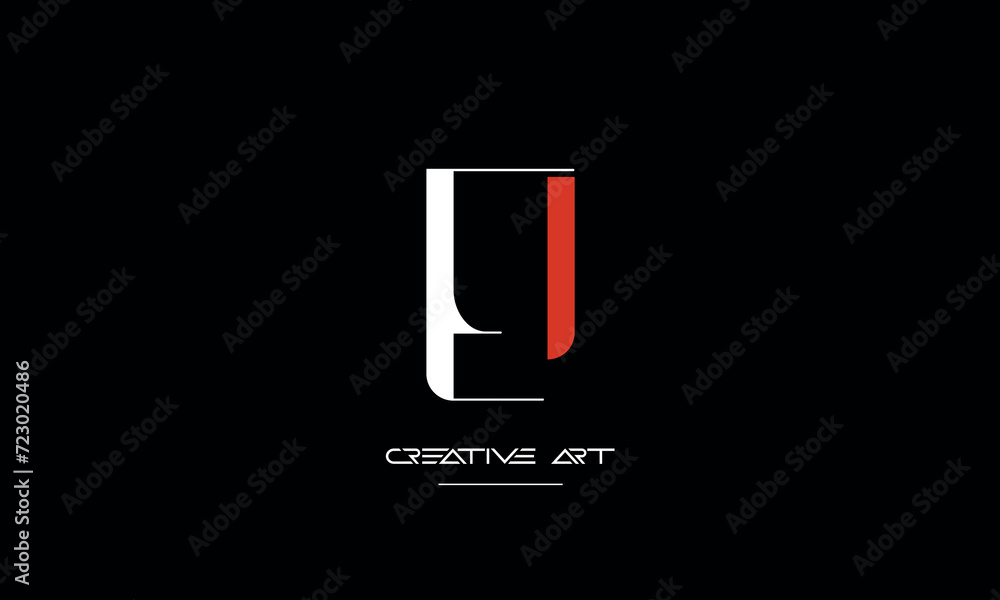 EI, IE, E, I abstract letters logo monogram EI, IE, E, I abstract letters logo monogram