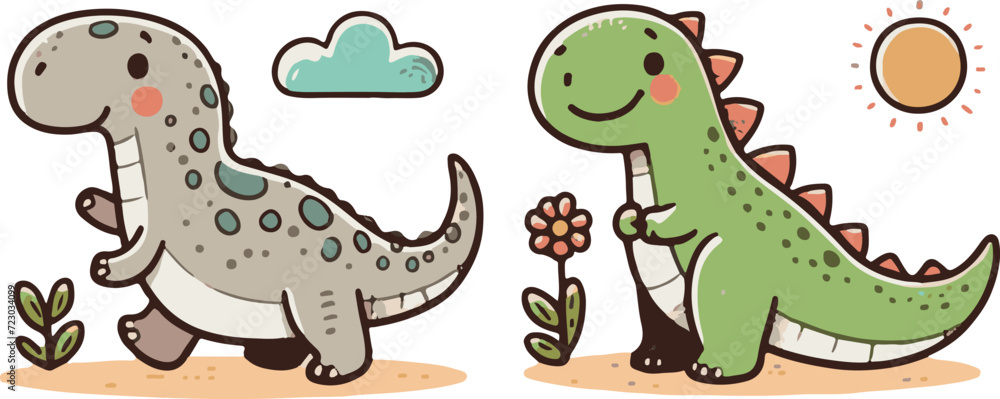 Obraz premium 恐竜