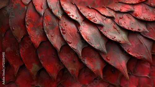 dark red abstract background. the texture of dragon skin, lizard scales.