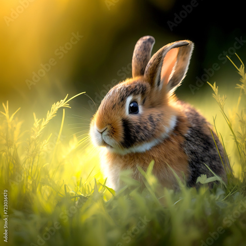 Bouncing Bunny Bliss in the Meadow