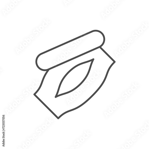 Kinesio tape line outline icon