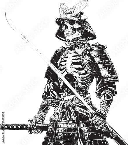 scheletro samurai 01