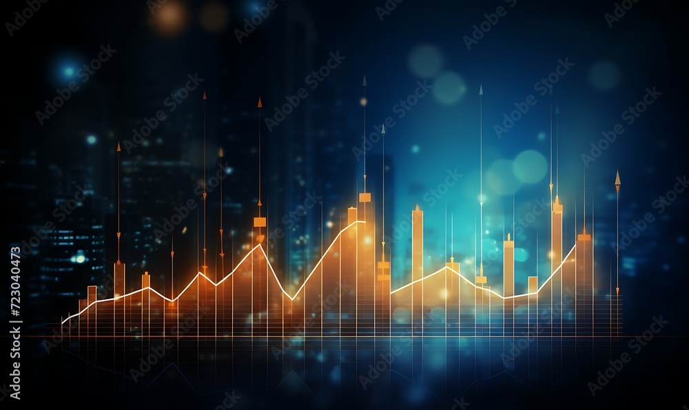Growth arrow up and progress success business skill increase improvement graph on market profit stock background with goal of achievement futuristic finance economy. Generative Ai
Growth arrow up and progress success business skill increase improvement graph on market profit stock background with goal of achievement futuristic finance economy. Generative Ai