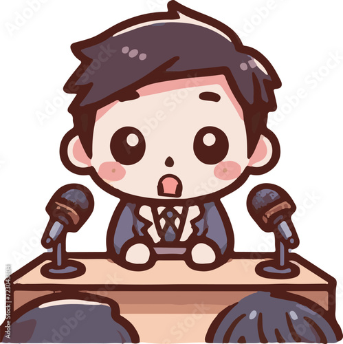 記者会見