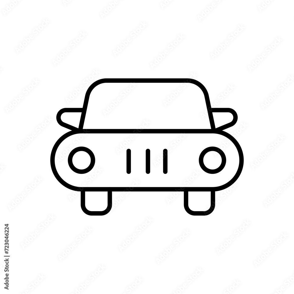 Car outline icons, minimalist vector illustration ,simple transparent graphic element .Isolated on white background Car outline icons, minimalist vector illustration ,simple transparent graphic element .Isolated on white background