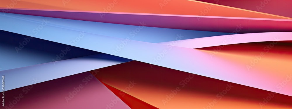 A macro photograph capturing the vibrant colors of stacked paper sheets.