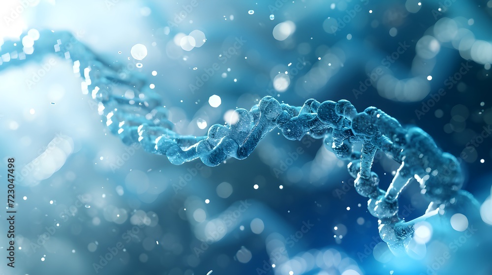 Abstract plexus DNA oragnic blue background Abstract plexus DNA oragnic blue background