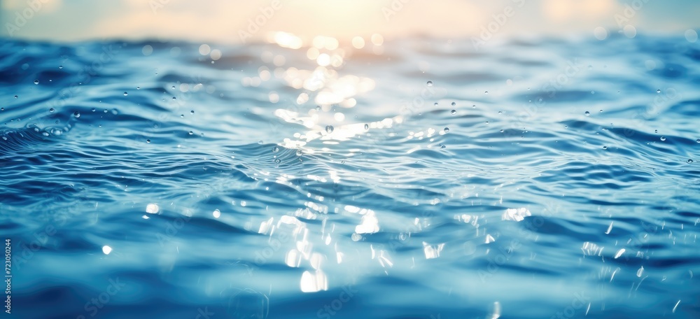 The sun shines through the crystal-clear water, creating a mesmerizing effect as the light dances and sparkles. The sun shines through the crystal-clear water, creating a mesmerizing effect as the light dances and sparkles.