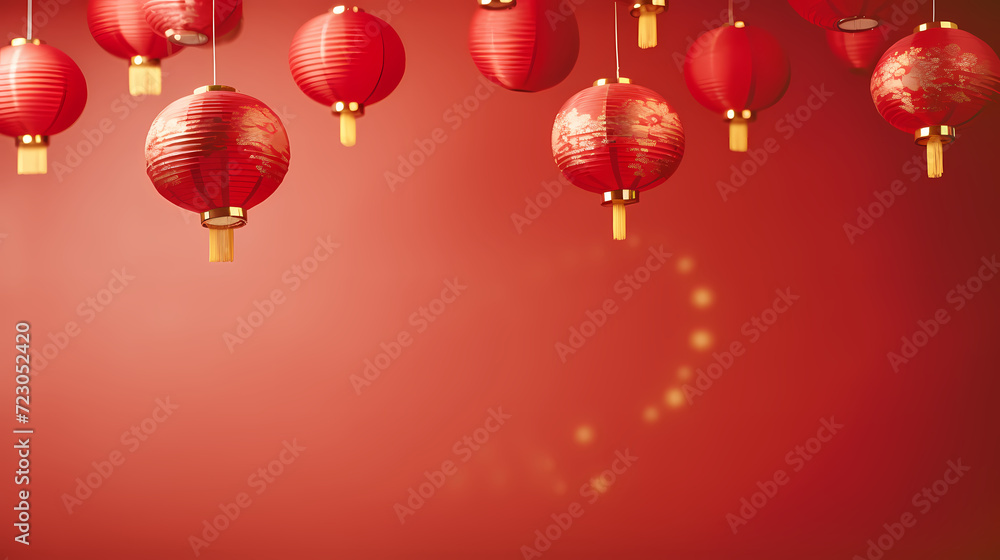 Chinese New Year background, red festive background Chinese New Year background, red festive background