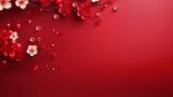 Chinese New Year background, red festive background