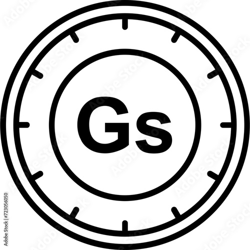Paraguay Guarani Coin Icon