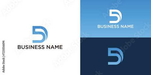 SD letter logo design on luxury background. DS monogram initials letter logo concept. SD icon design.