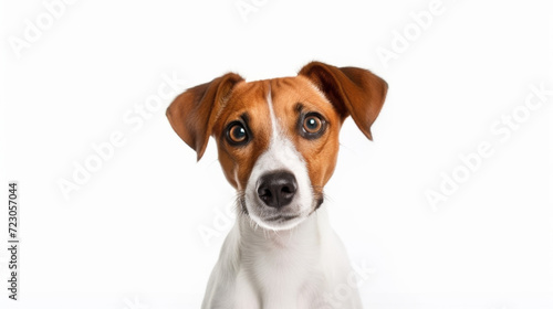 Portrait of a dog, looking straight into the camera © Murkemur