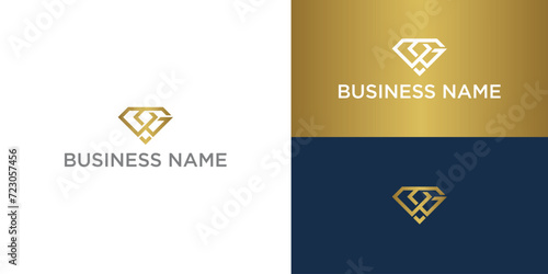 DG monogram logo with diamond shape