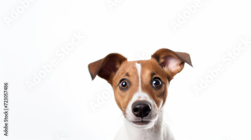 Portrait of a dog, looking straight into the camera