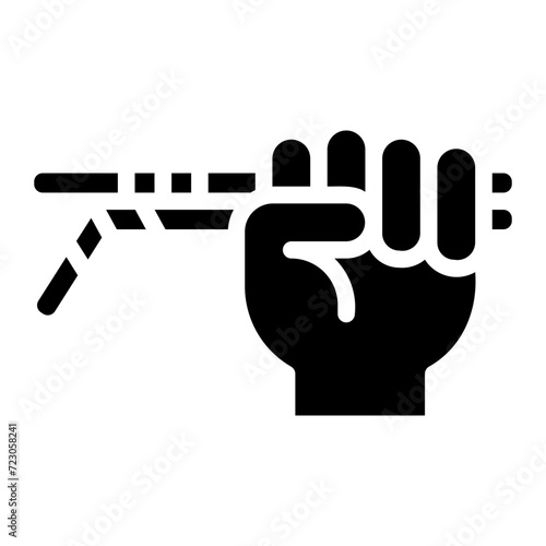 skip the straw glyph icon