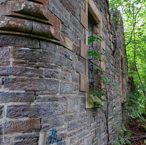 Dunalastair estate, ruins of former house photo