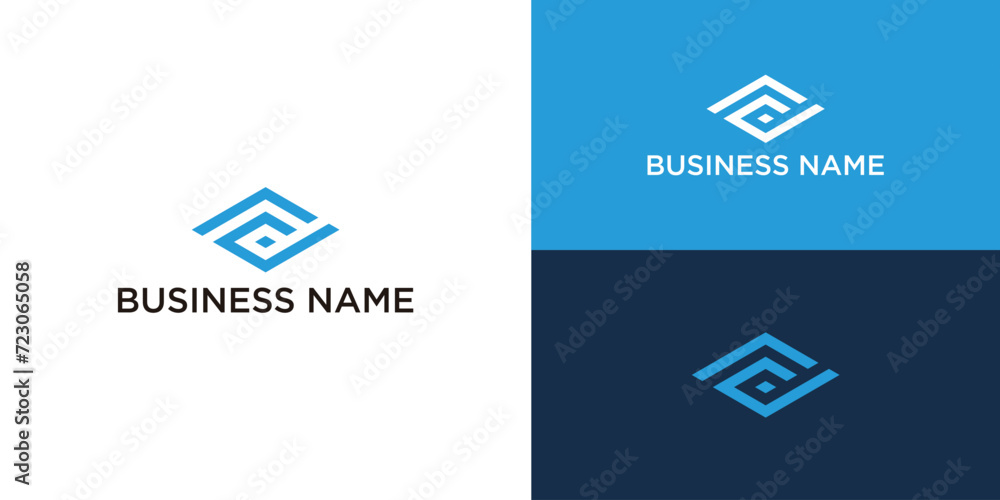 Vector simple logo design or monogram or initials letter D