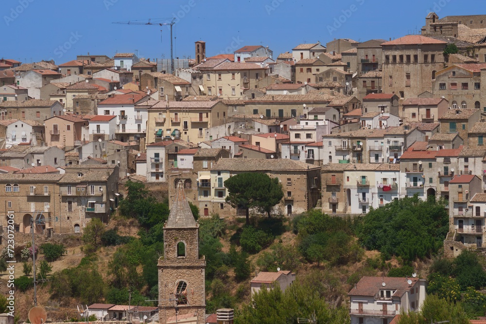 Tricarico, old town in Basilicata, Italy