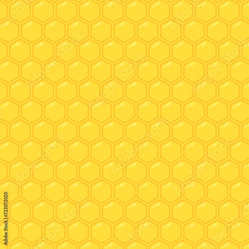 Bee comb pattern vector. Bee comb pattern wallpaper. free space for text. copy space.