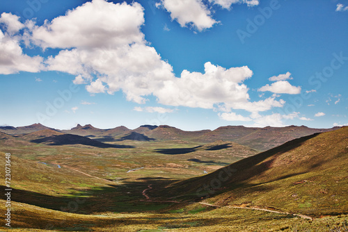 Reise nach Lesotho   ber den Sanipass  Drakensberge