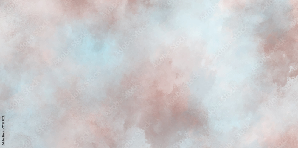 Abstract colorful pastel with gradient multicolor toned background. Soft pastel hues blend smoothly on a textured surface Hand painted watercolor sky and clouds, abstract watercolor background.