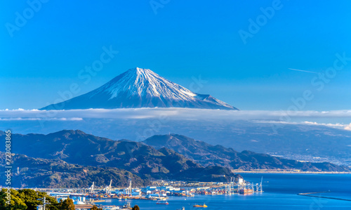 日本平から望む冬の富士山 