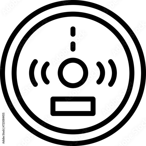Carbon Monoxide Detector Icon