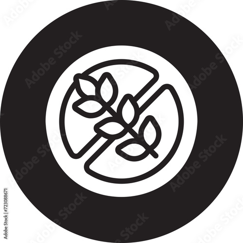 gluten free glyph icon