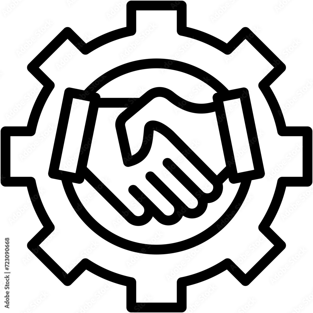 Customer Relationship Management Icon Customer Relationship Management Icon