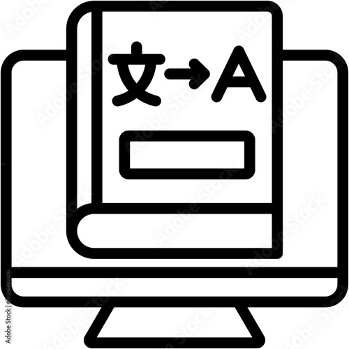 Online Language Icon