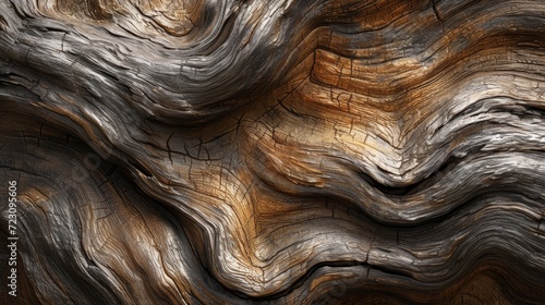 Wooden wave background