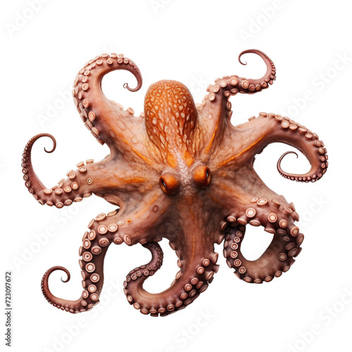 octopus isolated on white
