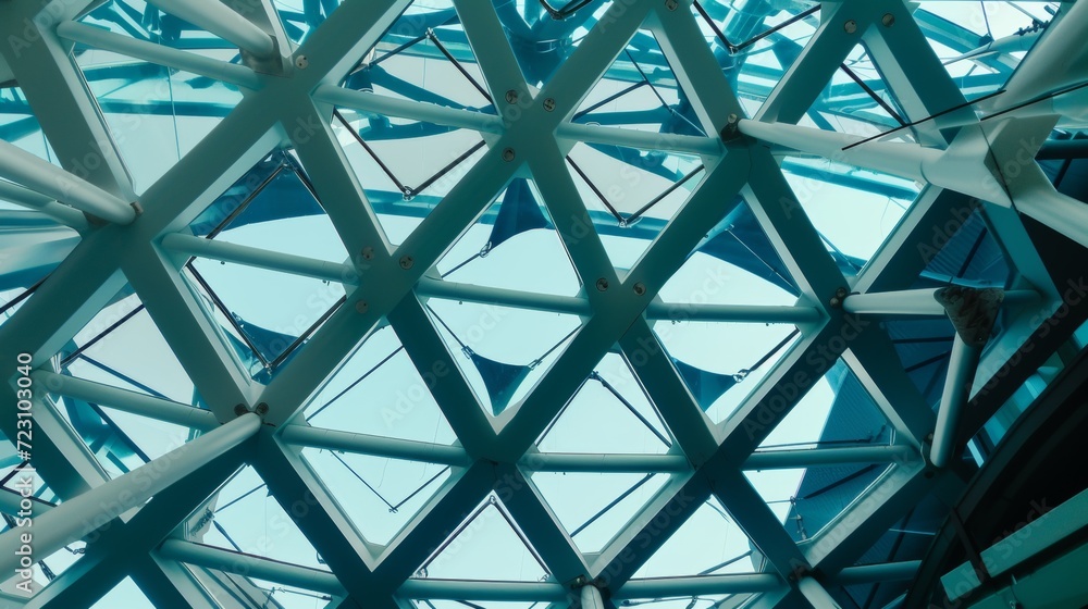 Intricate Geometric Glass Facade Intricate Geometric Glass Facade