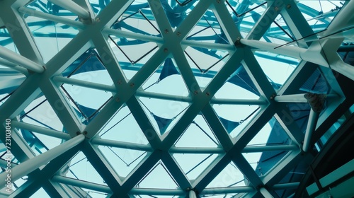 Intricate Geometric Glass Facade