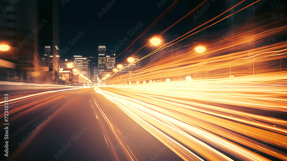 Fototapeta premium Future technology lines background, abstract future technology background