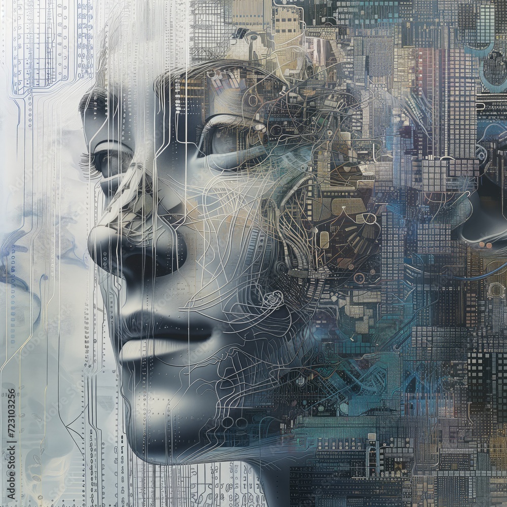 Artificial intelligence, integration, computer, android, mechanical robot