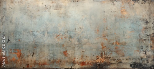 A textured background depicting the weathered surface of old iron, showcasing signs of metal corrosion and rust. photo