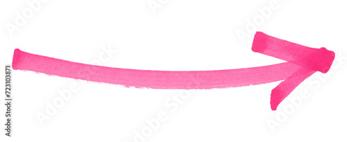 pink arrows isolated on transparent background