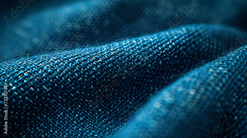 abstract background with texture of a blue fabric 