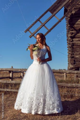 Young woman in Ukrainian nature